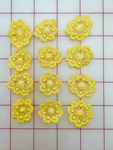 Applique - Flowers Yellow Per Dozen